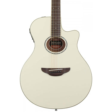 Yamaha Apx 600Vw Guitarra Electroacustica Blanca